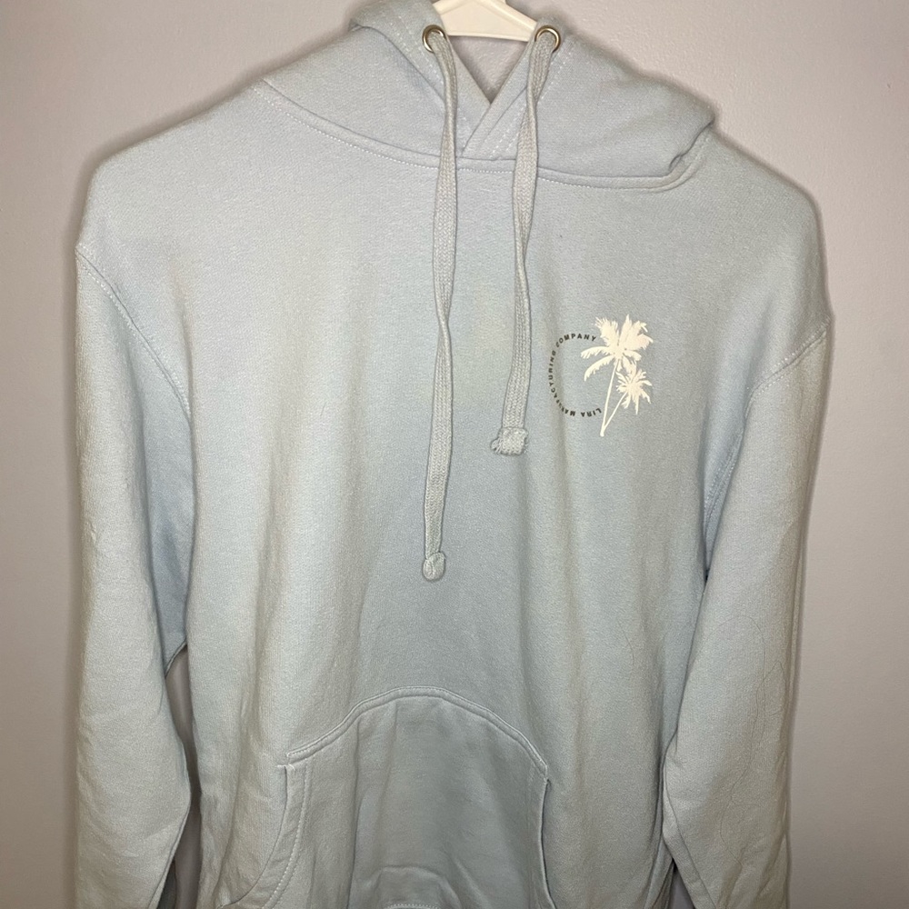 Sky blue hoodie